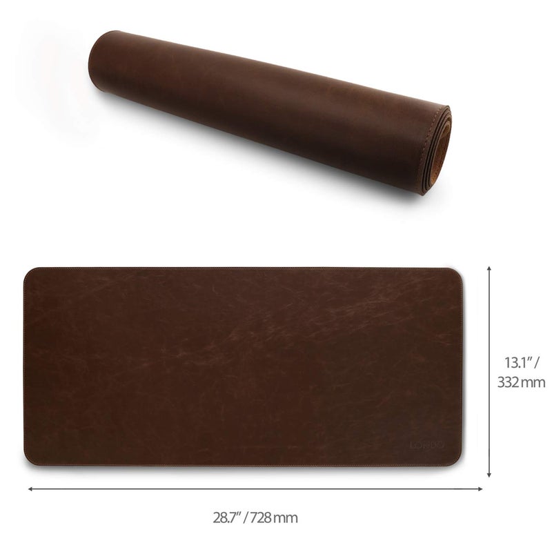 Londo Leather Extended Mouse Pad â€“ Large Desk Mat for Office & Gaming, Smooth Writing Surface, Non-Slip Base, Durable & Stylish Workspace Accessory - Image 2